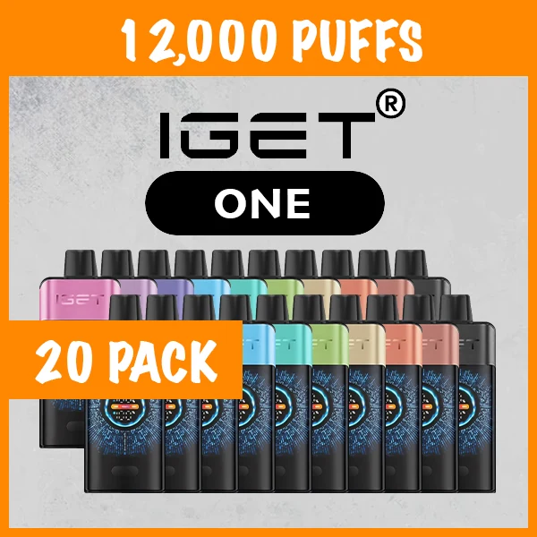 20 Pack – IGET One – 12000 Puffs wholesale pack - 20 pack · 12,000 puffs