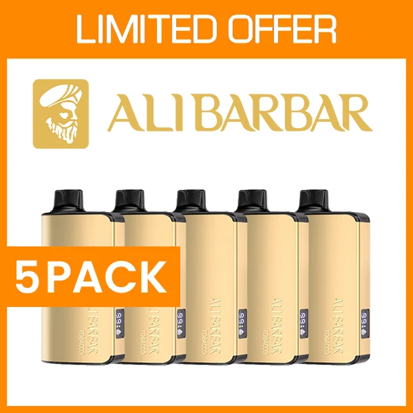 5 Pack – Alibarbar Ingot – 9000 Puffs wholesale pack - 5 pack · 9,000 puffs