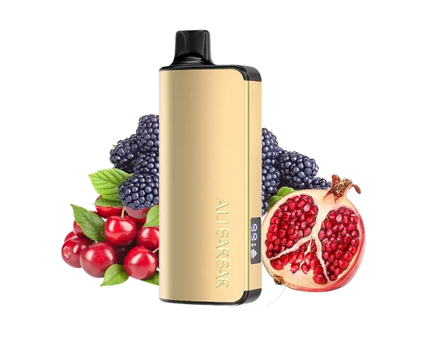 Alibarbar Blackberry Pomegranate Cherry disposable vape - 9,000 puffs