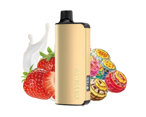 Alibarbar Chupa Chups Strawberry disposable vape - 9,000 puffs
