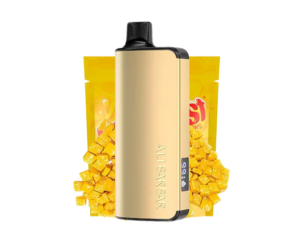 Alibarbar Yellow Starburst disposable vape - 9,000 puffs