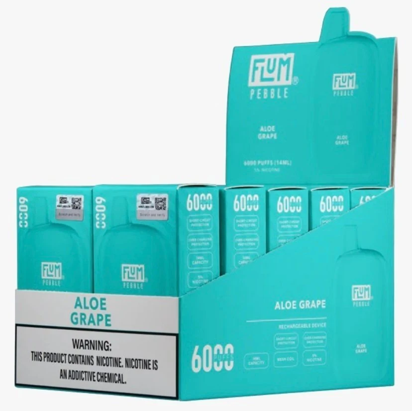 Aloe Grape 6000 puffs (10 pack) wholesale pack - 10 pack · 6,000 puffs