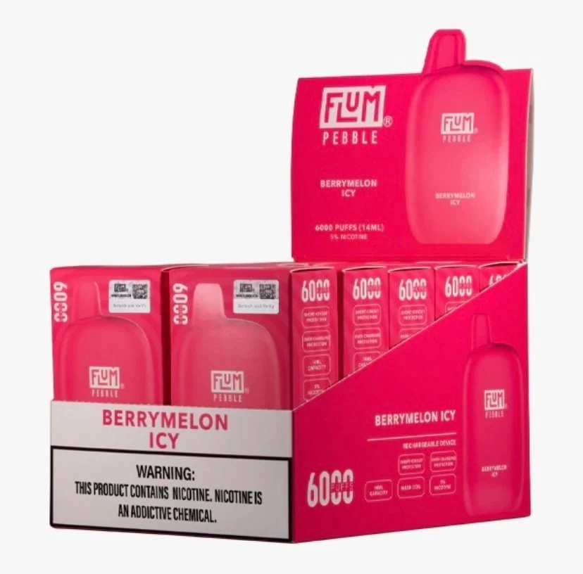 Berrymelon Icy 6000 puffs 10 pack wholesale pack - 10 pack · 6,000 puffs