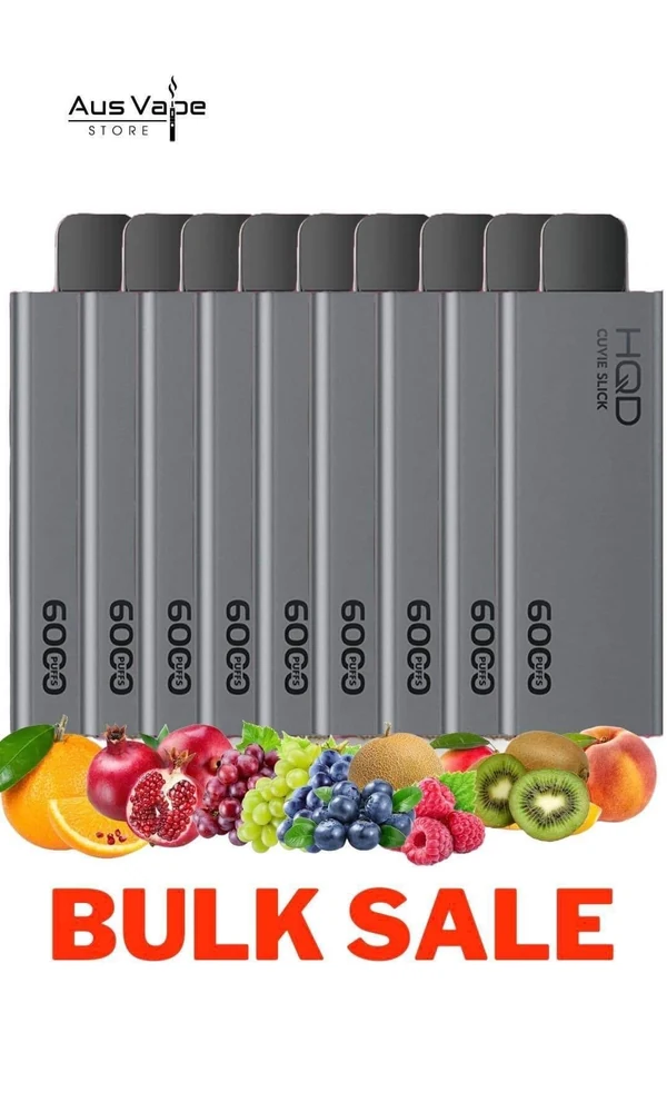 Bulk 10 PCS – HQD Cuvie Slick – 6000 Puffs Can Mix Flavours wholesale pack - 10 pcs · 6,000 puffs