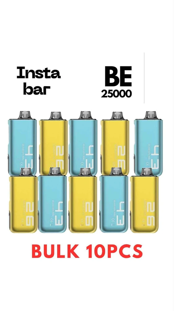 Bulk 10 PCS – Insta Bar 25000 Puffs – Can Mix Flavour wholesale pack - 10 pcs · 25,000 puffs