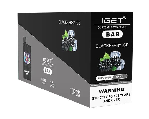 IGET Bar Blackberry Ice disposable vape - 3,500 puffs