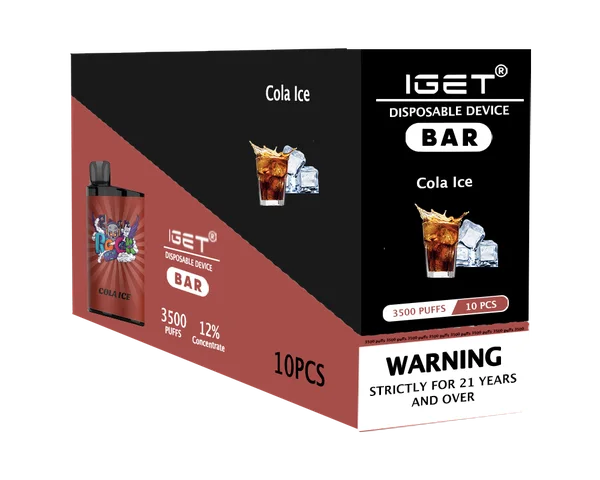 IGET Bar Cola Ice disposable vape - 3,500 puffs