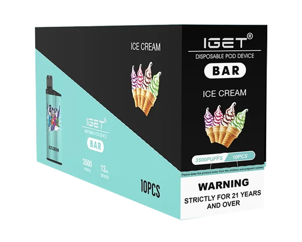 IGET Bar Ice Cream disposable vape - 3,500 puffs