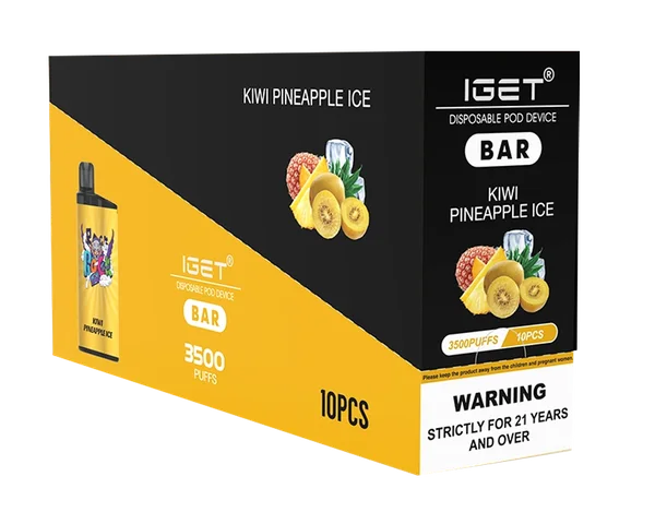 IGET Bar Kiwi Pineapple Ice disposable vape - 3,500 puffs