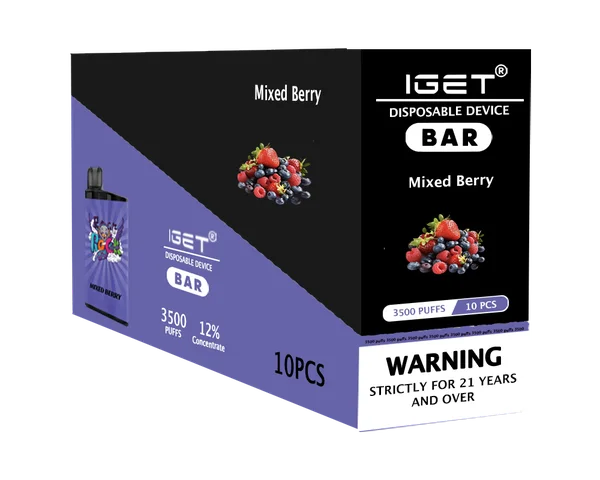 IGET Bar Mixed Berry disposable vape - 3,500 puffs