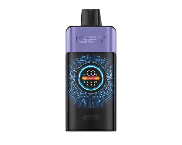 IGET One Raspberry Grape disposable vape - 12,000 puffs