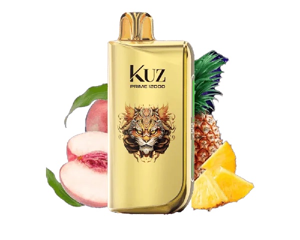 Kuz Prime Peach Pineapple disposable vape - 12,000 puffs