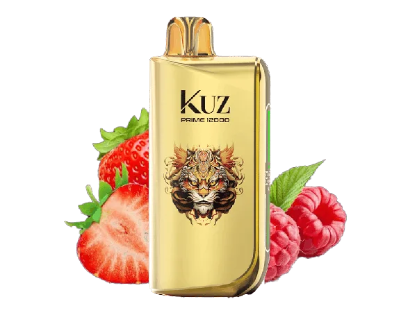 Kuz Prime Strawberry Raspberry disposable vape - 12,000 puffs