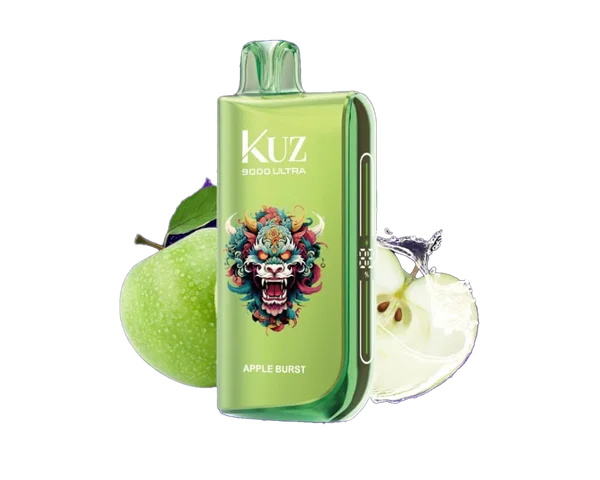 Kuz Ultra Apple Burst disposable vape - 9,000 puffs