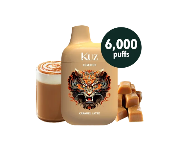 Kuz Z6k Caramel Latte [old model] disposable vape - 6,000 puffs