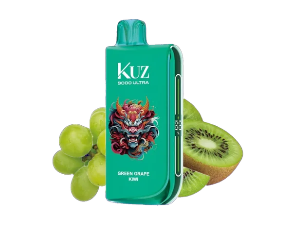 Kuz Ultra Green Grape Kiwi disposable vape - 9,000 puffs