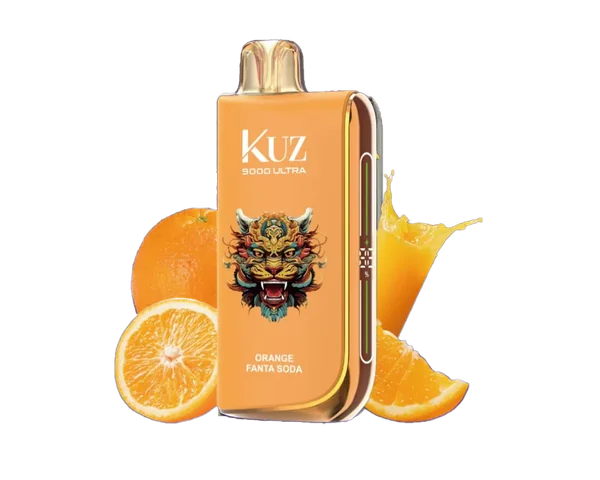 Kuz Ultra Orange Fanta Soda disposable vape - 9,000 puffs