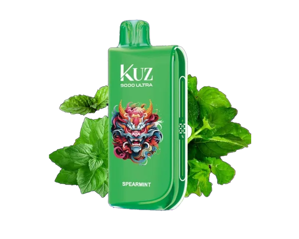Kuz Ultra Spearmint disposable vape - 9,000 puffs