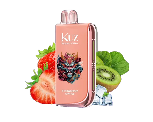 Kuz Ultra Strawberry Kiwi Ice disposable vape - 9,000 puffs