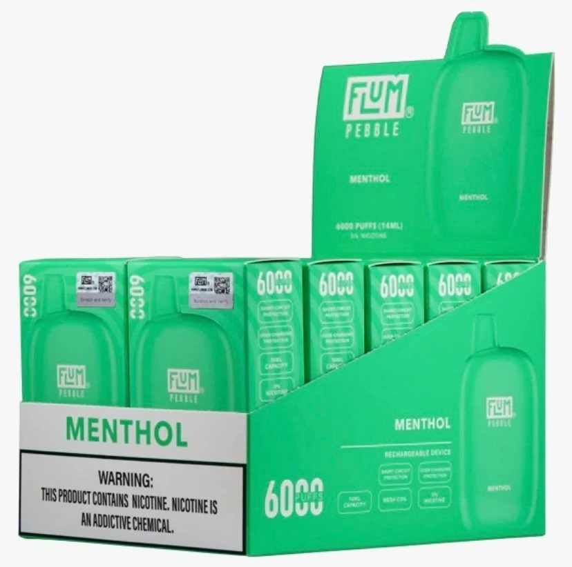 Menthol 6000 Puffs (10 Pack) wholesale pack - 10 pack · 6,000 puffs
