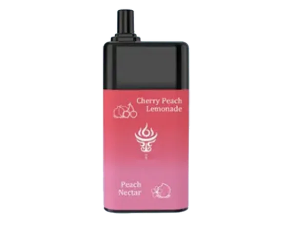 Mooodan Dual Flavour Cherry Peach Lemonade + Peach Nectar disposable vape - 7,000 puffs Box of 10