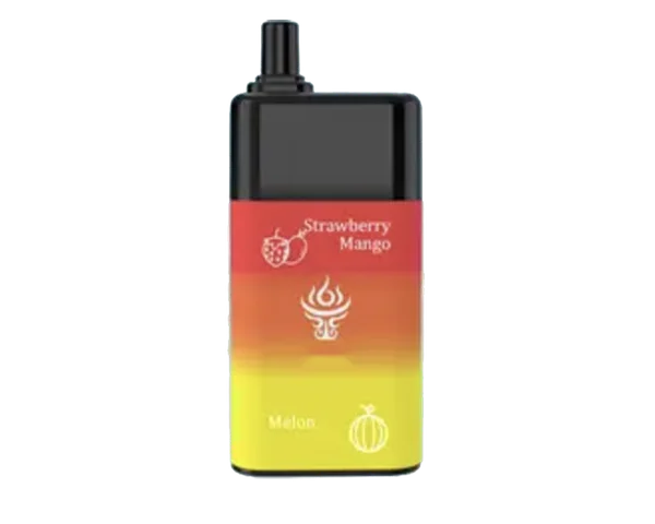Mooodan Dual Flavour Strawberry Mango + Melon disposable vape - 7,000 puffs Box of 10
