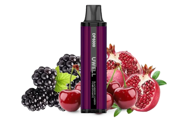 Uwell Blackberry Cherry Pomegranate disposable vape - 6,000 puffs