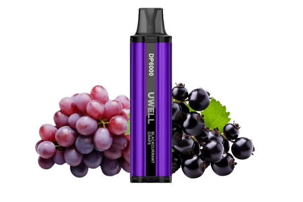 Uwell Blackcurrant Grape disposable vape - 6,000 puffs