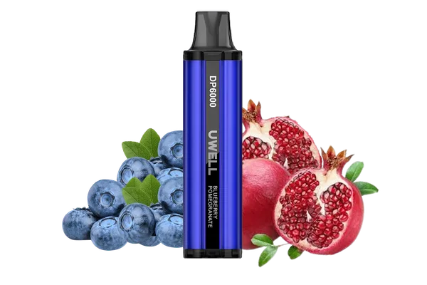 Uwell Blueberry Pomegranate disposable vape - 6,000 puffs