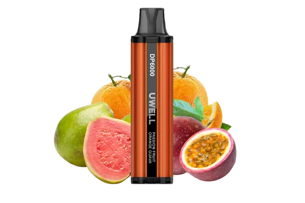 Uwell Passion Fruit Orange Guava disposable vape - 6,000 puffs