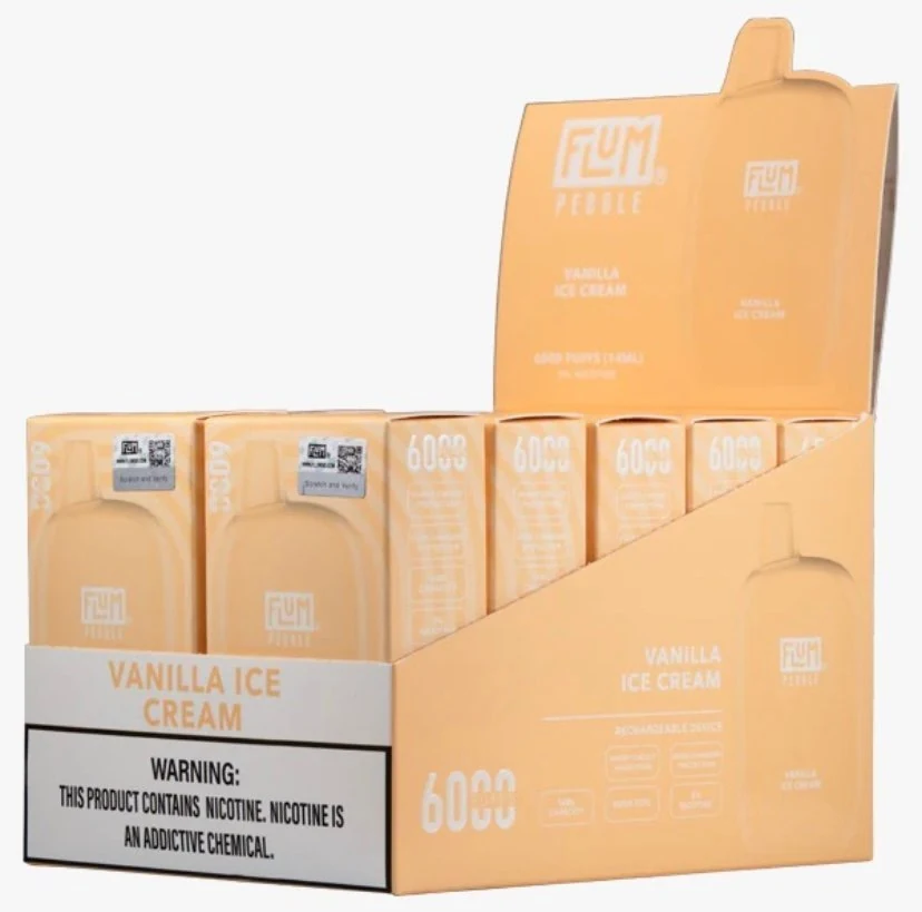 Vanilla Ice Cream 6000 puffs (10 pack) wholesale pack - 10 pack · 6,000 puffs