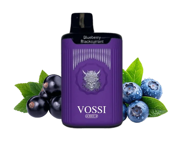 Vossi Blueberry Blackcurrant disposable vape - 8,000 puffs