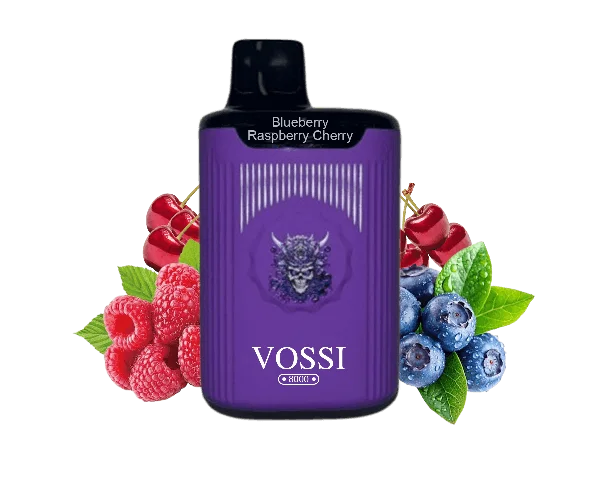 Vossi Blueberry Raspberry Cherry disposable vape - 8,000 puffs