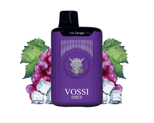 Vossi Ice Grape disposable vape - 8,000 puffs