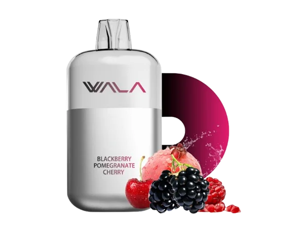 Wala Pop Blackberry Pomegranate Cherry disposable vape - 10,000 puffs