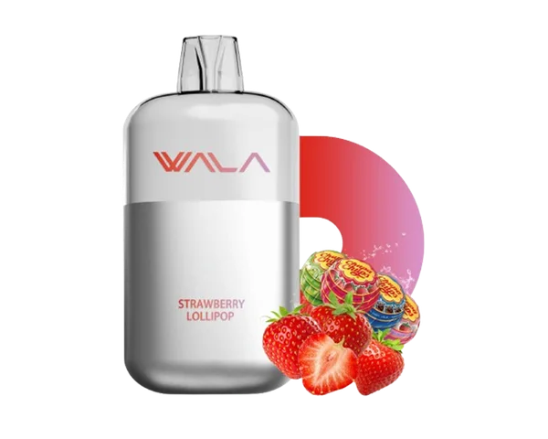 Wala Pop Strawberry Lollipop disposable vape - 10,000 puffs